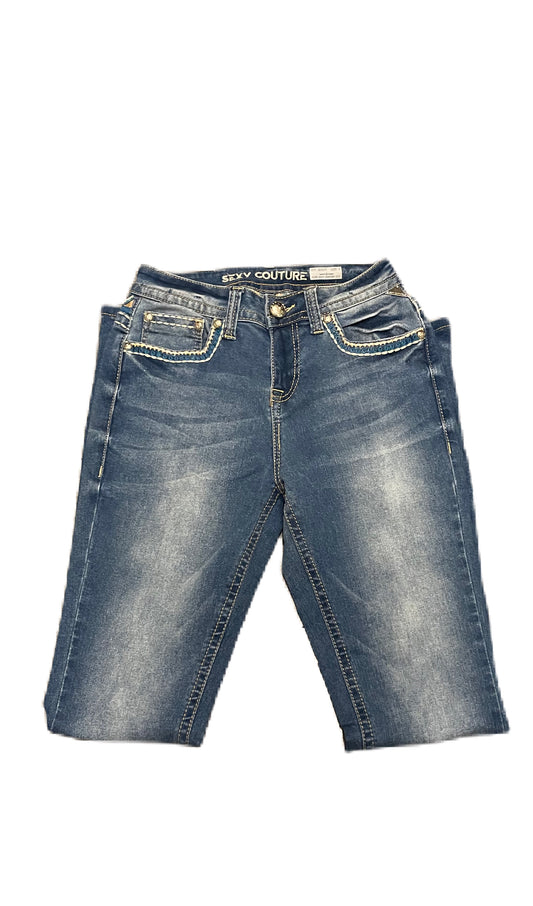 Pantalón vaquero para dama American pro bull color