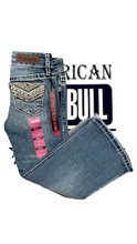 Cargar imagen en el visor de la galería, Pantalón Rock and roll denim para niña
