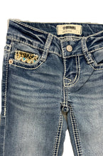 Cargar imagen en el visor de la galería, Pantalón Rock and roll denim para niña
