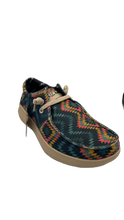 Cargar imagen en el visor de la galería, Zapato Ariat chimayo caballero con diseño azteca en colores
