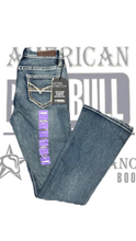 Cargar imagen en el visor de la galería, Pantalón de mujer rock and roll denim Anna

