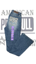 Cargar imagen en el visor de la galería, Pantalón de mujer rock and roll denim Isabela
