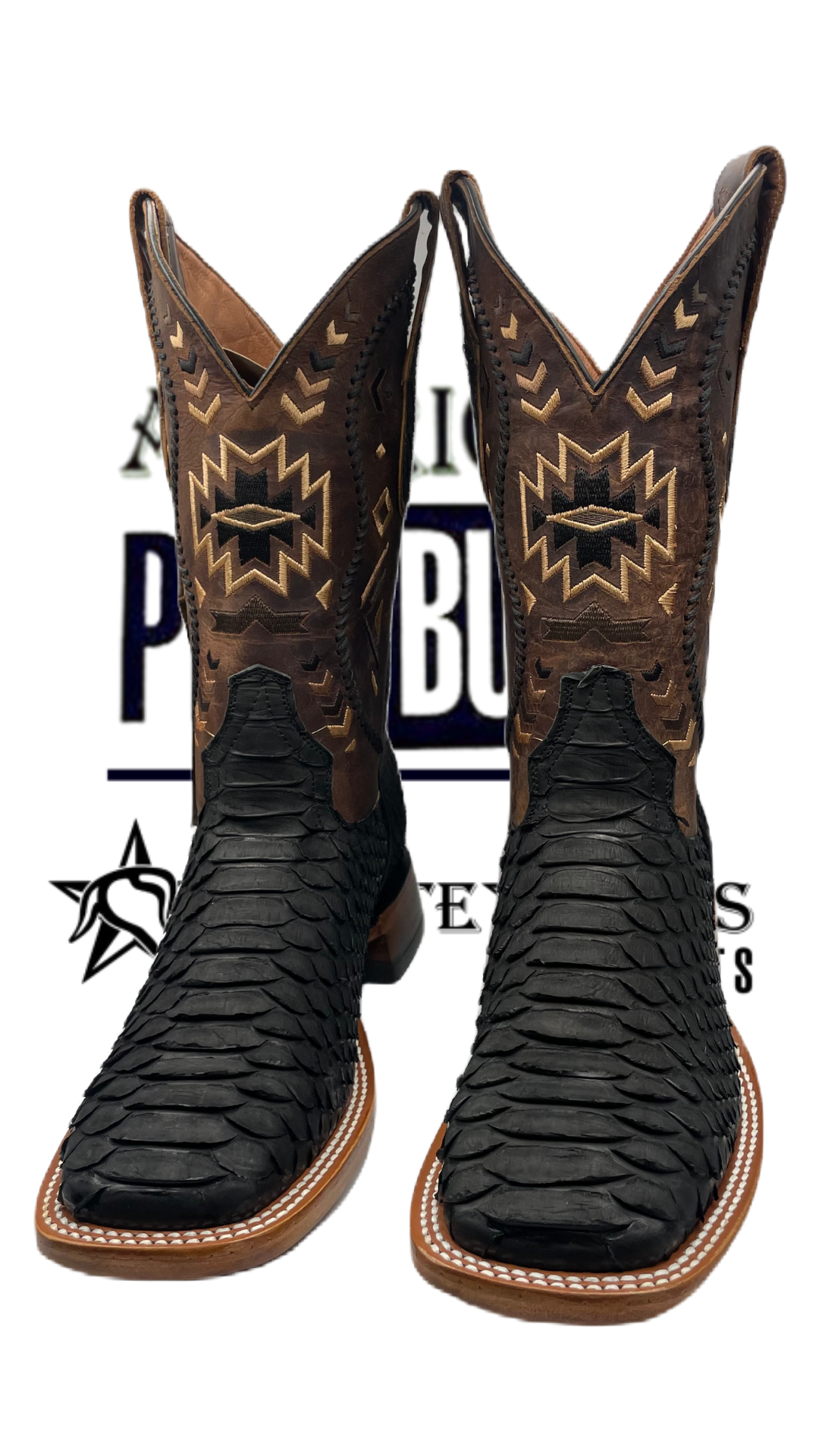 Botas vaqueras piel de piton sales