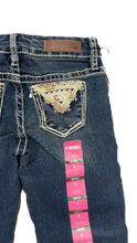Cargar imagen en el visor de la galería, Pantalón Rock and roll denim para niña
