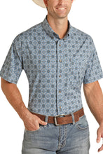 Cargar imagen en el visor de la galería, Camisa rock and roll azul
