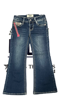 Cargar imagen en el visor de la galería, Pantalón Rock and roll denim para niña
