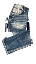 Cargar imagen en el visor de la galería, Pantalón rock revival TABBY ( strainght)

