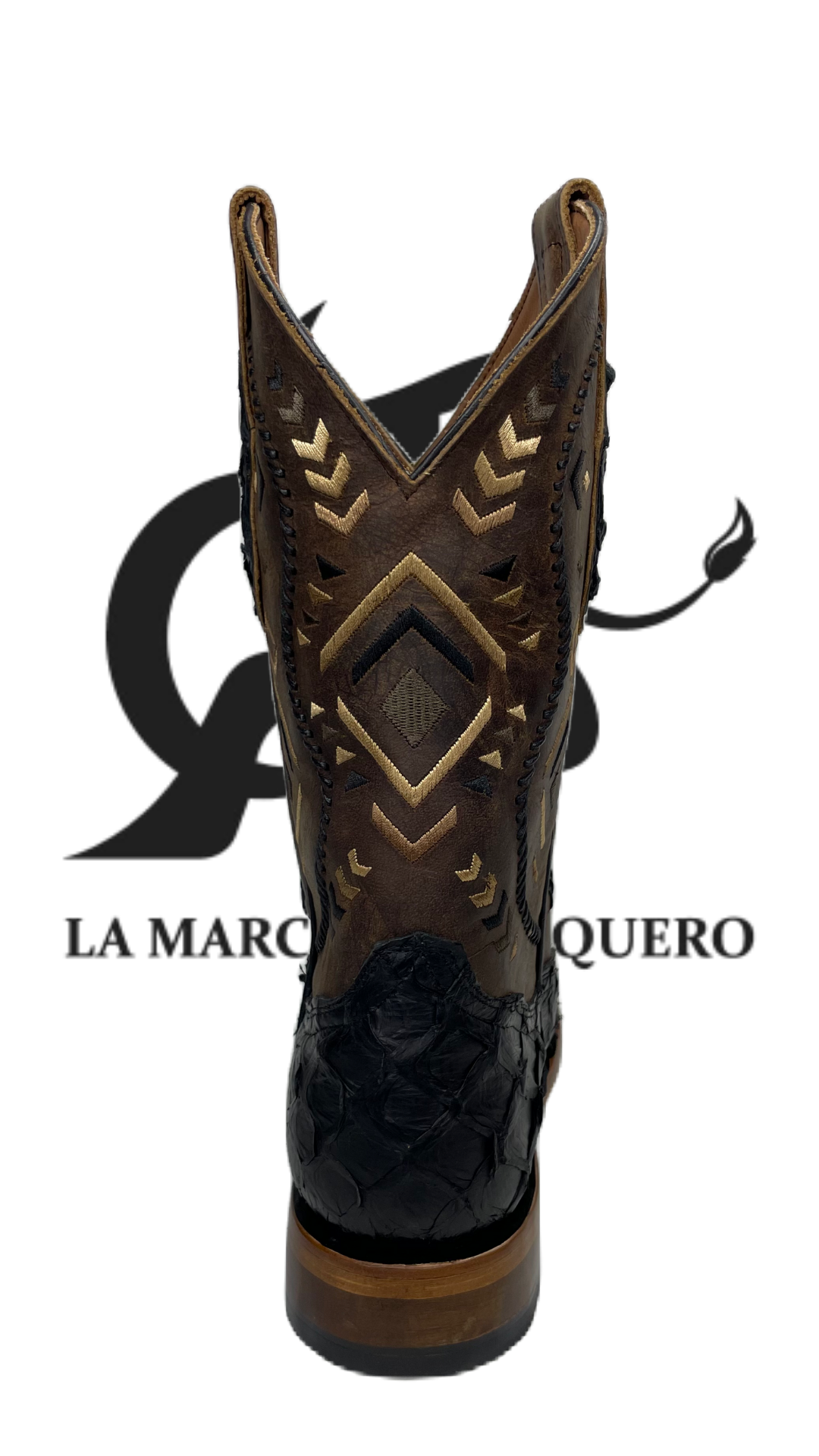 Bota de pirarucu negro