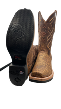 Cargar imagen en el visor de la galería, Bota vaquera para hombre piel de bisonte

