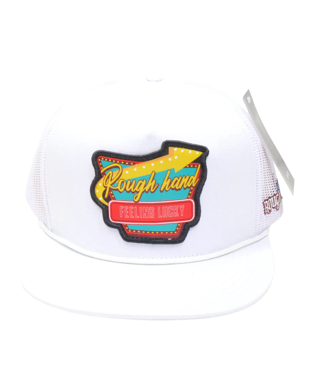 Gorra de béisbol clásica de Rough Hand blanco