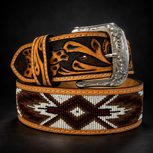 Cargar imagen en el visor de la galería, Cinturon de chaquira American pro bull
