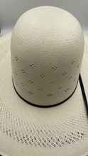 Cargar imagen en el visor de la galería, Sombrero open crown papel de arroz Trébol
