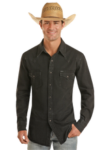 Cargar imagen en el visor de la galería, Camisa negro viejo
