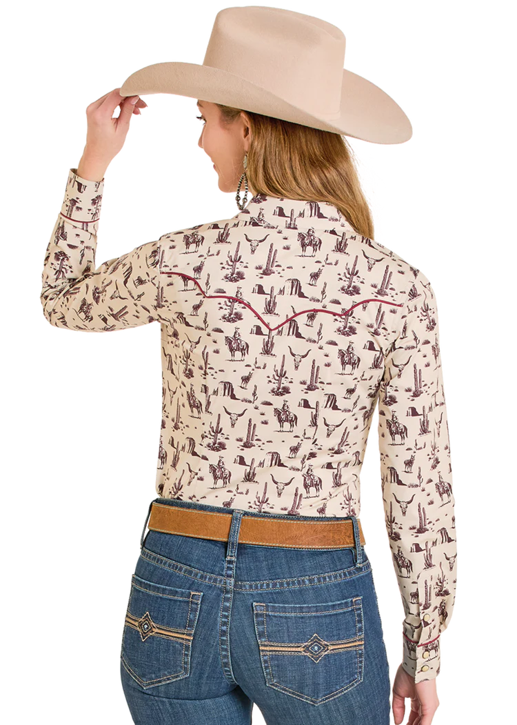 Camisa mujer viejo oeste
