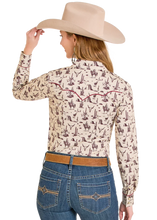 Cargar imagen en el visor de la galería, Camisa mujer viejo oeste
