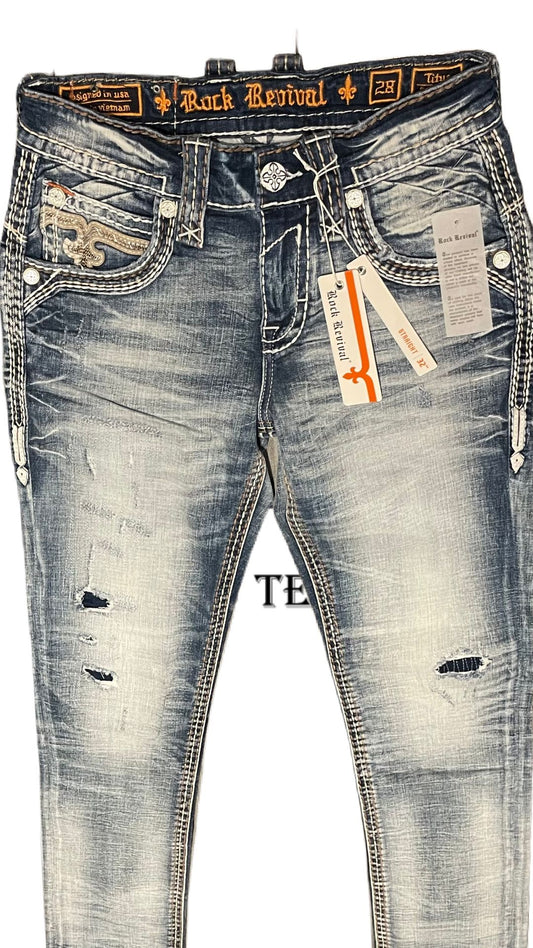 Pantalón rock revival TITUS (strainght)