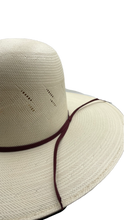 Cargar imagen en el visor de la galería, Sombrero open crown papel de arroz Ronda Diagonal
