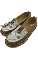 Cargar imagen en el visor de la galería, Zapato ariat para dama estampado de flor
