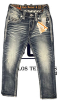 Cargar imagen en el visor de la galería, Pantalón rock revival TOBY (strainght)
