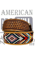 Cargar imagen en el visor de la galería, Cinturon chaquira American pro bull
