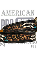 Cargar imagen en el visor de la galería, Cinturon cincelado American pro bull
