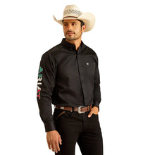 Cargar imagen en el visor de la galería, Camisa TEAM MEX ARIAT NEGRO
