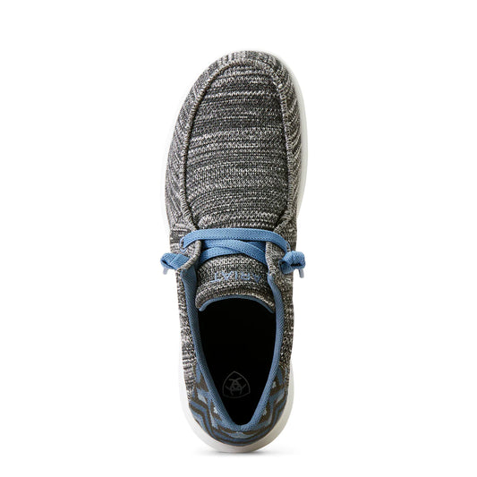 Zapato ariat para caballero de hilo gris