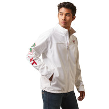 Cargar imagen en el visor de la galería, Chamarra Ariat caballero New Team Softshell México Blanco
