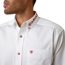 Cargar imagen en el visor de la galería, Camisa TEAM MEX LOGO ARIAT BLANCA
