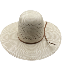 Cargar imagen en el visor de la galería, Sombrero open crown papel de arroz Zizac
