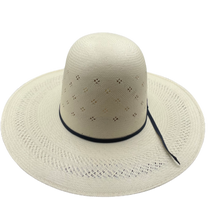 Cargar imagen en el visor de la galería, Sombrero open crown papel de arroz Trébol
