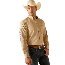 Cargar imagen en el visor de la galería, Camisa ARIAT LOGO RETRO  camel
