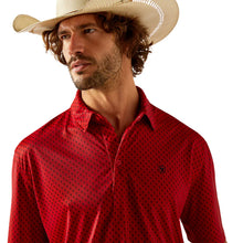 Cargar imagen en el visor de la galería, camisa Polo Ariat All Over Print Rojo Intenso
