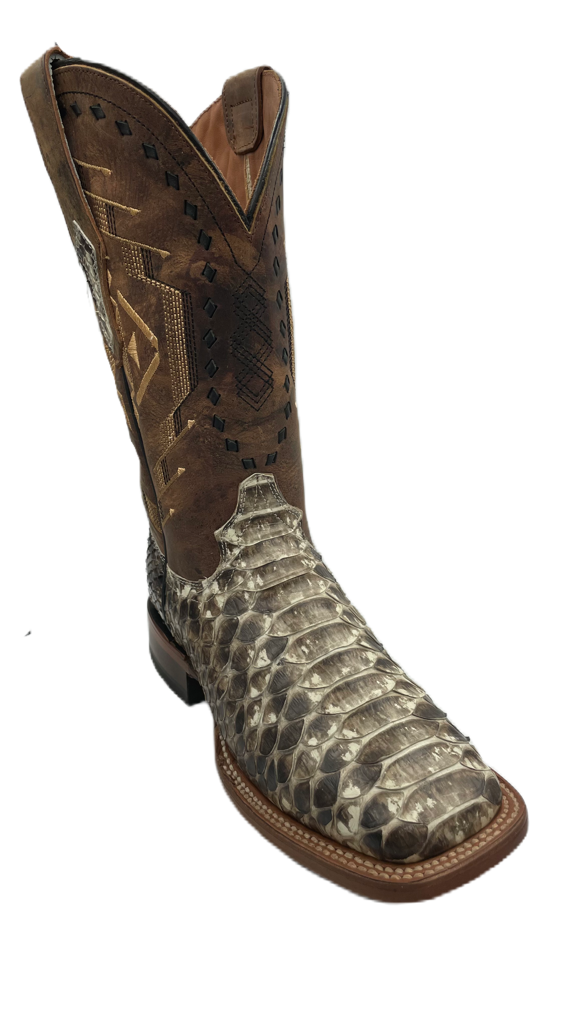 Botas piel de piton 2025