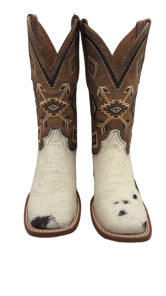 Bota vaquera para hombre piel de bisonte – Texanos Boots Oficial