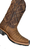 Cargar imagen en el visor de la galería, Bota vaquera para hombre piel de bisonte
