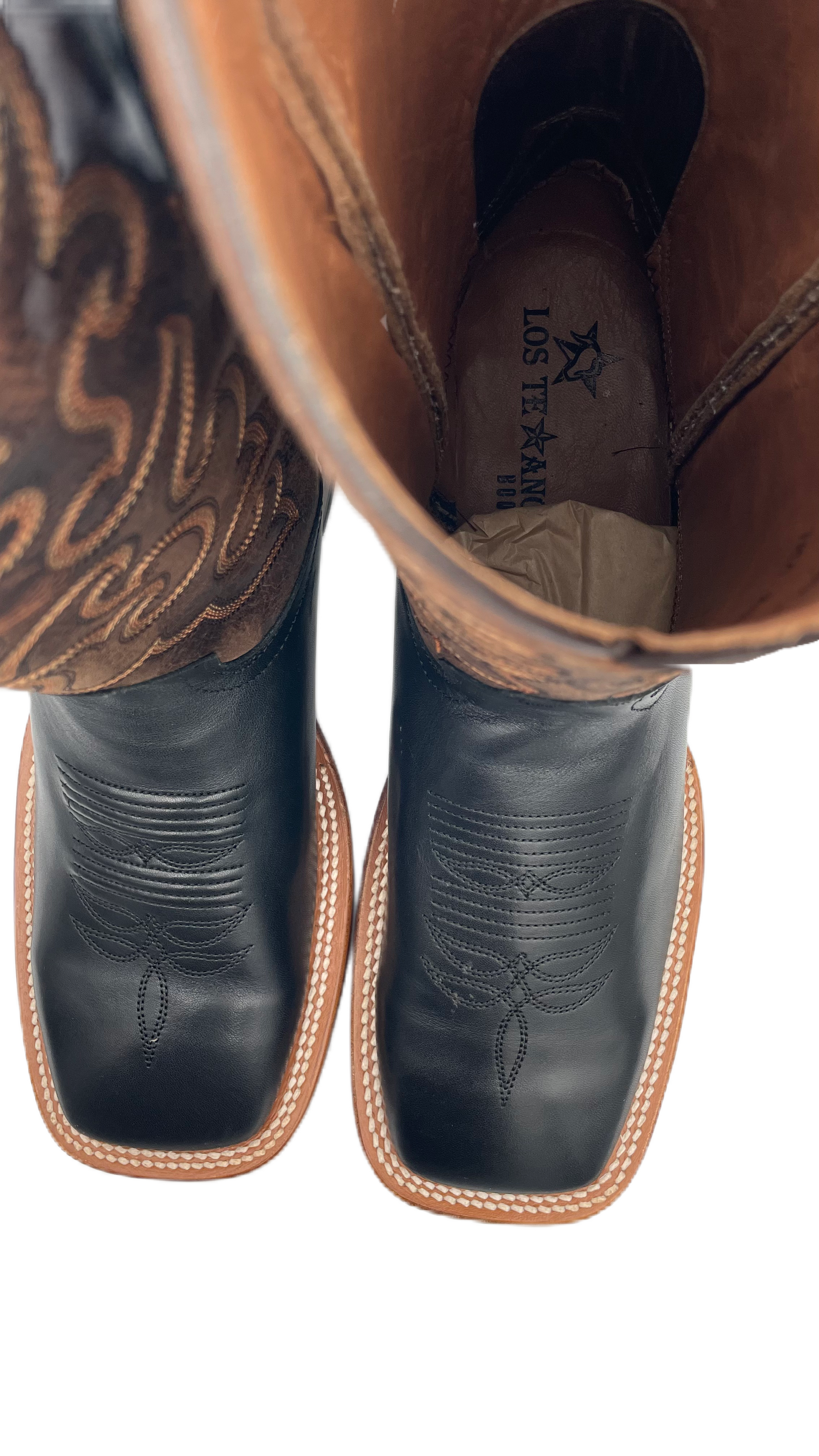 Botas vaqueras online cuadradas negras