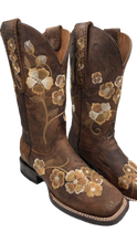 Cargar imagen en el visor de la galería, Bota de dama res Aurora crazy taupe

