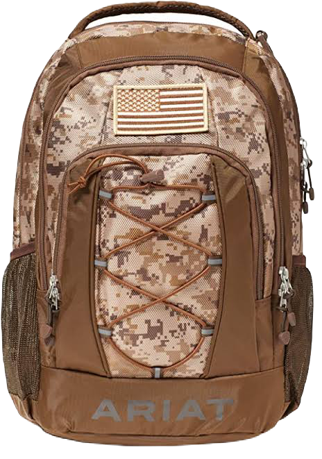 Ariat Mochila deportiva unisex Patriot con cordón frontal