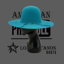 Cargar imagen en el visor de la galería, Texana lana turquesa (open crown)
