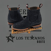 Cargar imagen en el visor de la galería, Botin vaquero piton negro[Bot1752]
