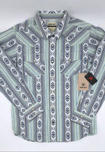 Cargar imagen en el visor de la galería, Camiza ARIAT azul,gris
