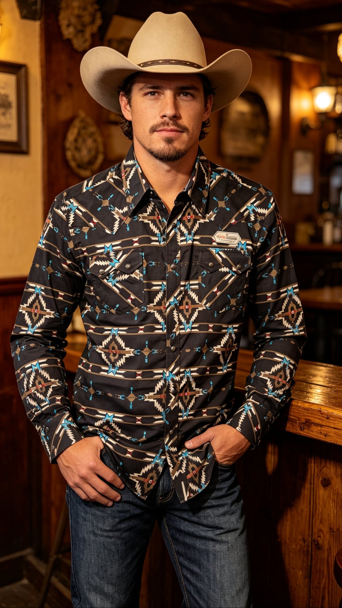 camisa hombre rockandroll (1689)