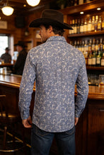 Cargar imagen en el visor de la galería, Camisa azul cielo guia
