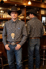 Cargar imagen en el visor de la galería, Camisa geo negro
