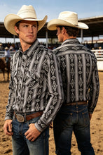 Cargar imagen en el visor de la galería, Camisa rombo negro
